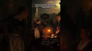 Petrus van Schendel: The Master of Light and Shadow. #history