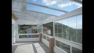 Retractable Enclosure Glass Roof | Encoart Retractable Architectural Systems