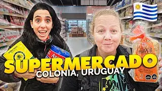 Argentinas de MODO TURISTA en SUPERMERCADO de URUGUAY| Qu&eacute; hay en un SUPERMERCADO en COLONIA? 🛒
