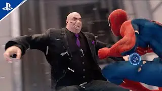Kingpin Boss Fight - Spider-Man Remastered PS5 Gameplay