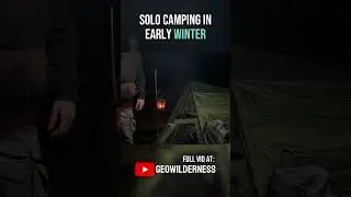 Solo Stealth Camping in Early UK Winter