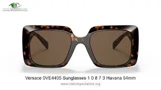 Versace 0VE4405 Sunglasses 1 0 8 7 3 Havana 54mm
