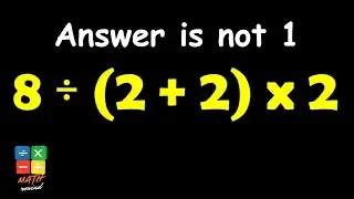 This Math Problem Stumps Everyone! Can You Solve It?