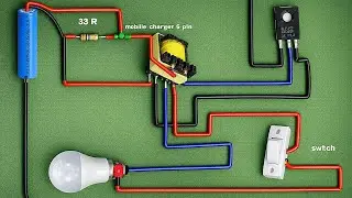 How to Make Simple 3.7V Battery Powered LED Inverter at Home