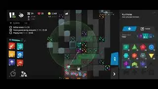 Infinitode 2 | Level 4.8 (boss Mobchain, 3 stars, first time playing)