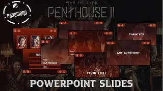 FREE TEMPLATE POWERPOINT THE PENTHOUSE K DRAMA