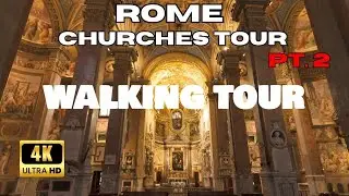 walking Tour Rome Church part2 #rome 
