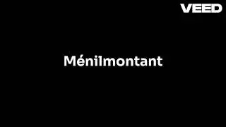 M&eacute;nilmontant (Charles Trenet)