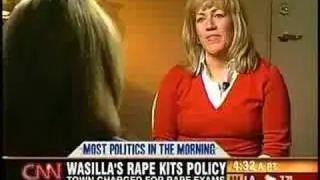 Palin's rape-kit scandal showing up on cable news