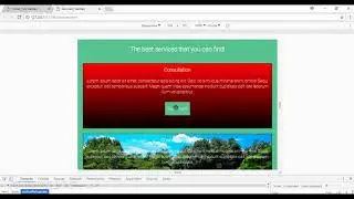 HTML and CSS code for Services page ( My Gardent - Part 17 )