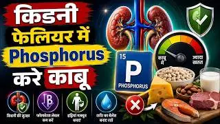 किडनी पेशेंट में फॉस्फोरस कैसे कंट्रोल करें | How to Manage High Phosphorus in Kidney Patients
