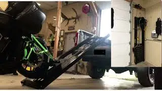 Rampage motorcycle lift in action with my Indian Challenger:#Shorts