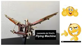 LEGO Timelapse - Leonardo da Vinci's Flying Machine (w/ music)
