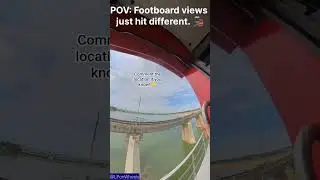 Footboard views just hit different. 🚂​:#LPonWheels