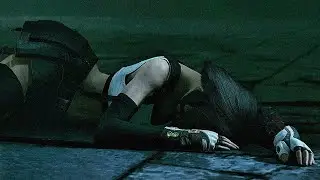 CLOUD TIFA AERITH FALL INTO SEWER SCENE | Realistic Graphics [4K 60FPS ] Final Fantasy VII 101