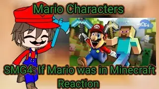 Mario Characters react to SMG4: If Mario was in Minecraft! Daily December of SMG4 Episode 20!