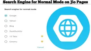 How to change Search Engine for normal mode on JioPages | Techno Logic | 2023