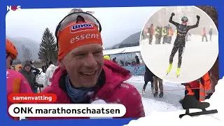 Nationale MARATHONTITELS voor VISSER en KIEL ⛸️ | ONK marathonschaatsen