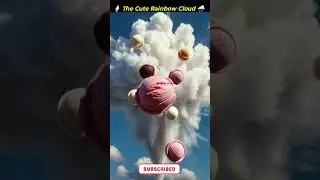 The Cute Rainbow Cloud & Ice Cream Rain | Fun Kids Story | #cartoon