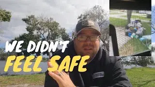 We Moved Sites for Safety Concerns - RV Safety - John Prince Park Campground #rvliving