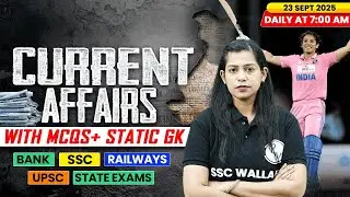 Current Affairs Today | 23 September Current Affairs 2025 | Daily Current Affairs | By Krati Mam