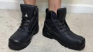 MWORK 6' Safety Work Boots For Men Water Resistant Composite Toe Puncture Resistant