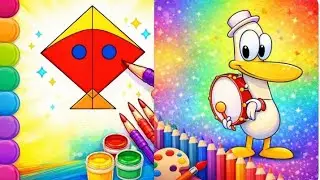 Easy Drawing & Coloring for Kids |Fun Drawing and Coloring| Drawing Ideas for Children