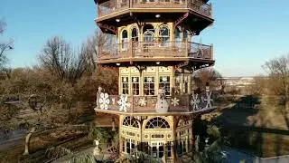 Patterson Park Pagoda Drone