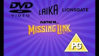 Closing to Missing Link 2019 UK DVD