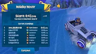 0:43.546 - Holiday Hover🏁 Time Trial⏱️ Basilisk🏆🥇 #beachbuggyracing2 #bbr2gameplay #bbr2
