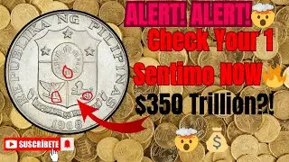 🚨 😱 This Tiny Filipino Coin is Worth $350 Trillion?! | LIVE Coin Hunt 1 Sentimo 1967&ndash;1974😱