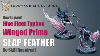How To Paint Hive Fleet Typhon Winged Tyranid Prime