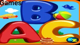 Alphabet Game ,abc kids game,a for apple 🍎 b for ball baby and children learn,