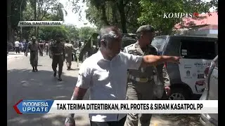 Tak Terima Ditertibkan, PKL Protes & Siram Kasatpol PP dengan Air Panas