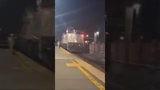 2110 flies by Carlsbad village with dash 8 trailing 1/9/25