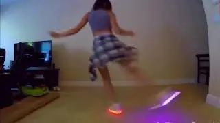 Light Up Shoes Girl Shuffle Dancing