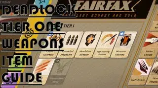 DEADLOCK | Item Guide | Weapons | Tier one