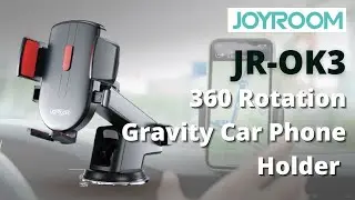 Joyroom JR-OK3 360&deg; Rotation Gravity Car Phone Holder Stand for Smartphone