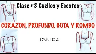 DIFERENTES TIPOS DE ESCOTES, TRAZO Y SOLUCIONES A PROBLEMAS