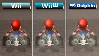 Mario Kart Wii (2008) Wii vs Wii U vs Dolphin Emulator (Which One is Better)