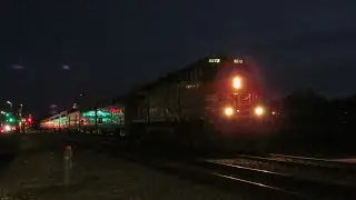 BNSF 5272 leads AMTK 7 thru Wauwatosa, WI on the Canadian Pacific Watertown Subdivision|1/7/24