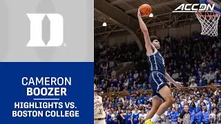 Duke's Cameron Boozer Goes For A Double Double In Win