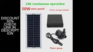 Mini Water Sprinkler Sprayer 18V 30W Solar Panel Fountain Water Pump System for Garden Aquarium Fish