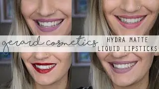 First Impressions & Try On: Gerard Cosmetics Hydra Mattes | Blonde Amy