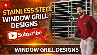  स्टेनलेस स्टील खिड़की ग्रिल डिजाइन | stainless steel window grill design |stainless steel window 