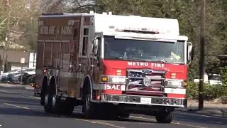 Sacramento Metro Fire District Hazmat 109 Responding Code 3