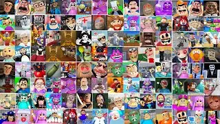 #144 Tous les boss fant&ocirc;mes les plus effrayants obby roblox BARRY, POLIC&Iacute;A, BETTY'S, GRANDMA, BOBBY