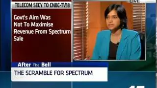 CNBC-TV18 EXCLUSIVE: TELECOM SECRETARY INTERVIEW