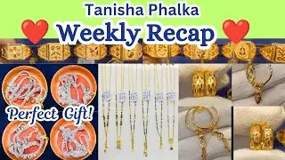 WEEKLY RECAP: 2026 TRENDING Payal & Gold Mangalsutra | GENT'S GOLD RING & Daily Wear Bali Earrings