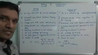 Array vs Linked list | Why Linked List | Advantages of Linked List over Arrays | Linked List